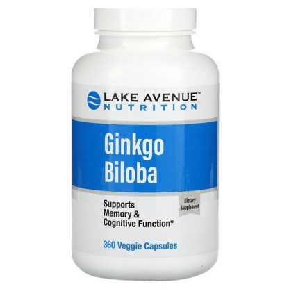 Lake Avenue Nutrition, Ginkgo Biloba, 120 mg, 360 Veggie Capsules