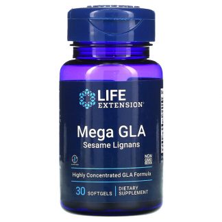 Life Extension, Mega GLA Sesame Lignans, 30 Softgels