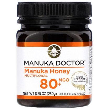 Manuka Doctor, Manuka Honey Multifloral, MGO 80+, 8.75 oz (250 g)