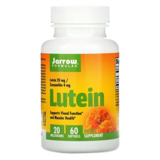 Jarrow Formulas, Lutein, 20 mg, 60 Softgels