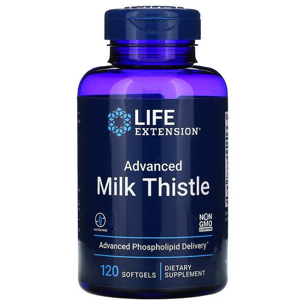 Life Extension, Advanced Milk Thistle, 120 Softgels