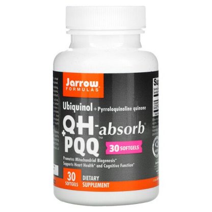 Jarrow Formulas, Ubiquinol, QH-Absorb + PQQ, 30 Softgels