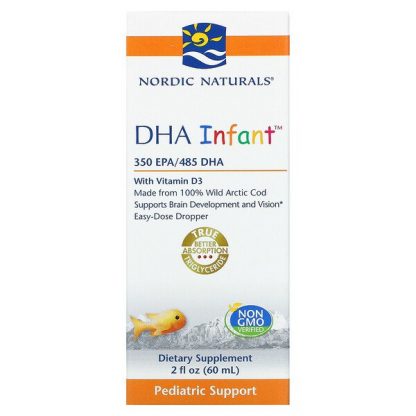 Nordic Naturals, DHA Infant with Vitamin D3, 2 fl oz (60 ml)