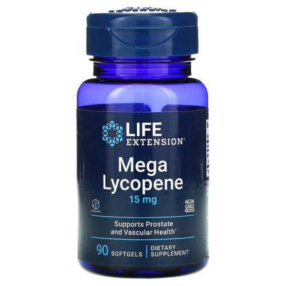 Life Extension, Mega Lycopene, 15 mg, 90 Softgels