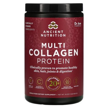 Dr. Axe / Ancient Nutrition, Multi Collagen Protein, 1 lb (454.5 g)