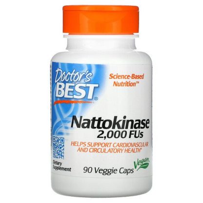 Doctor's Best, Nattokinase, 2,000 FUs, 90 Veggie Caps