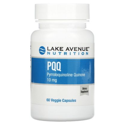 Lake Avenue Nutrition, PQQ (pyrroloquinoline quinone), 10 mg, 60 Veggie Capsules