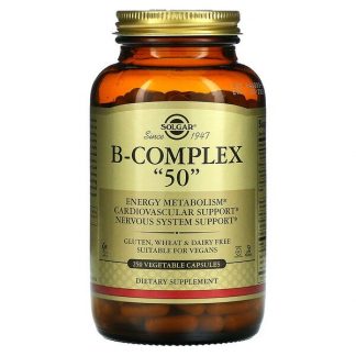 Solgar, B-Complex "50", 250 Vegetable Capsules