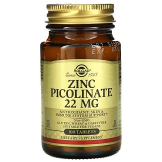 Solgar, Zinc Picolinate, 100 Tablets