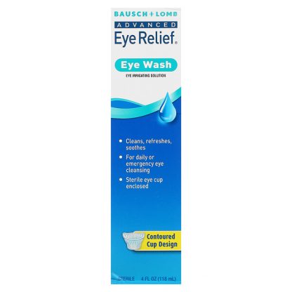 Bausch + Lomb, Advanced Eye Relief, Eye Wash, 4 fl oz (118 ml)