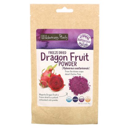 Wilderness Poets, Freeze Dried Dragon Fruit Powder, 3.5 oz (99 g)