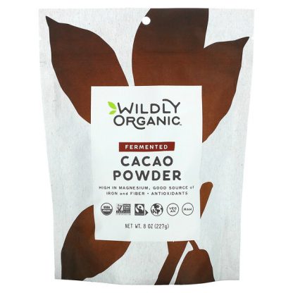 Wildly Organic, Fermented Cacao Powder, 8 oz (227 g)