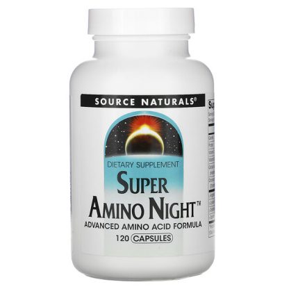 Source Naturals, Super Amino Night, 120 Capsules