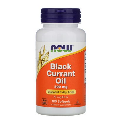 NOW Foods, Black Currant Oil, 500 mg, 100 Softgels