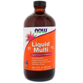 NOW Foods, Liquid Multi, Wild Berry Flavor, 16 fl oz (473 ml)