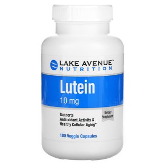 Lake Avenue Nutrition, Lutein, 10 mg, 180 Veggie Capsules