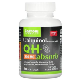 Jarrow Formulas, Ubiquinol, QH-Absorb, 200 mg, 60 Softgels