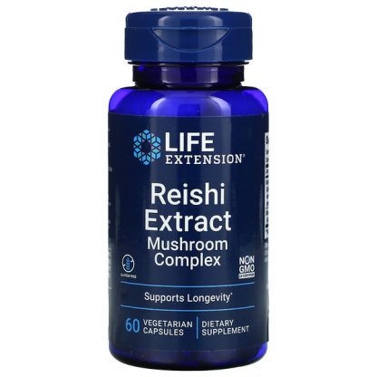 Life Extension, Reishi Extract Mushroom Complex, 60 Vegetarian Capsules