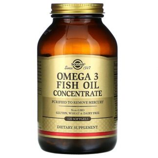 Solgar, Omega-3 Fish Oil Concentrate, 120 Softgels