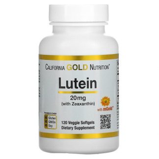 California Gold Nutrition, Lutein with Zeaxanthin, 20 mg, 120 Veggie Softgels