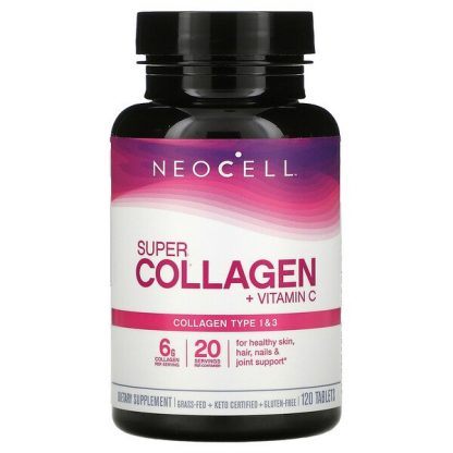 Neocell, Super Collagen + Vitamin C, 120 Tablets