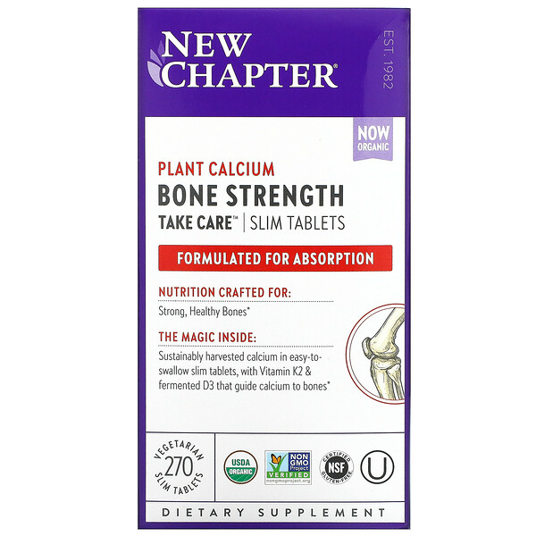 New Chapter, Bone Strength Take Care, 270 Vegetarian Slim Tablets