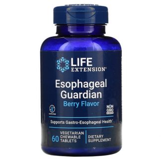 Life Extension, Esophageal Guardian, Berry, 60 Vegetarian Chewable Tablets