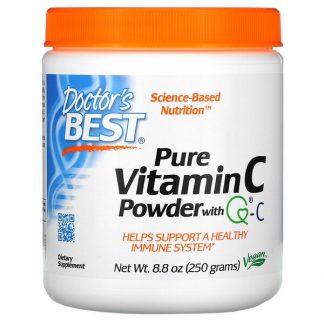 Doctor's Best, Pure Vitamin C Powder with Q-C, 8.8 oz (250 g)