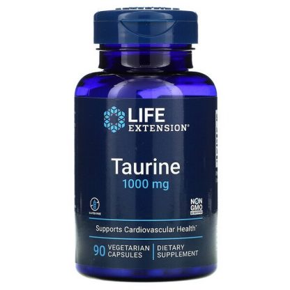 Life Extension, Taurine, 1,000 mg, 90 Vegetarian Capsules