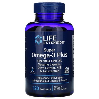 Life Extension, Super Omega-3 Plus, 120 Softgels