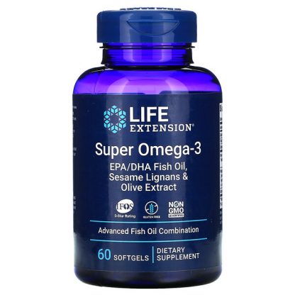 Life Extension, Super Omega-3, 60 Softgels