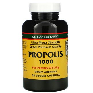 Y.S. Eco Bee Farms, Propolis 1000, 90 Veggie Capsules