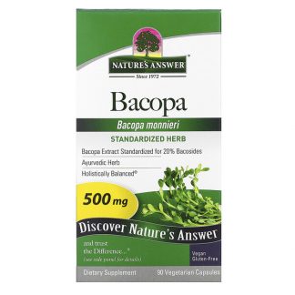 Nature's Answer, Bacopa, 500 mg, 90 Vegetarian Capsules