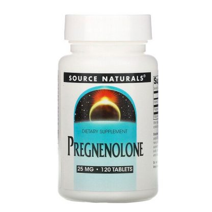 Source Naturals, Pregnenolone, 25 mg, 120 Tablets