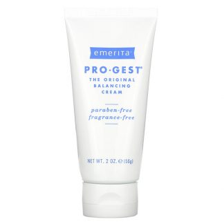 Emerita, Pro-Gest, Balancing Cream, Fragrance Free, 2 oz (56 g)