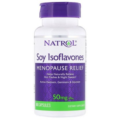 Natrol, Soy Isoflavones, 10 mg, 60 Capsules