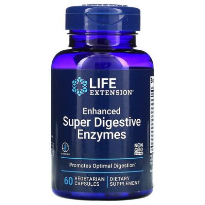 Life Extension, Enhanced Super Digestive Enzymes, 60 Vegetarian Capsules