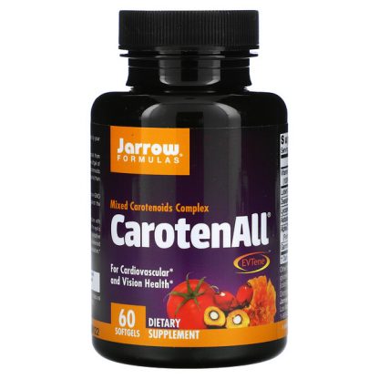 Jarrow Formulas, CarotenAll, Mixed Carotenoids Complex, 60 Softgels