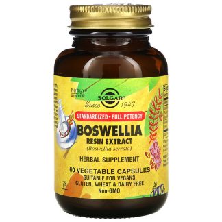 Solgar, Boswellia Resin Extract, 60 Vegetable Capsules