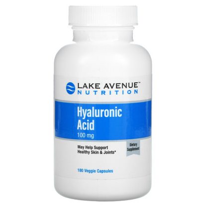 Lake Avenue Nutrition, Hyaluronic Acid, 100 mg, 180 Veggie Capsules