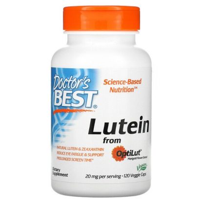 Doctor's Best, Lutein from OptiLut, 10 mg, 120 Veggie Caps