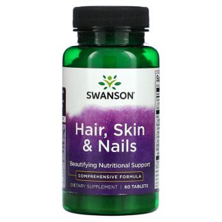 Swanson, Hair, Skin & Nails, 60 Tablets