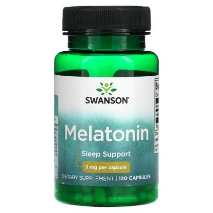 Swanson, Melatonin, 3 mg, 120 Capsules