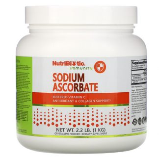 NutriBiotic, Immunity, Sodium Ascorbate, Crystalline Powder, 2.2 lb (1 kg)