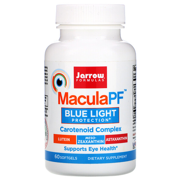 Jarrow Formulas, MaculaPF Blue Light Protection, 60 Softgels