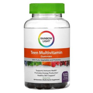 Rainbow Light, Teen's Multivitamin, Blueberry , 120 Gummies