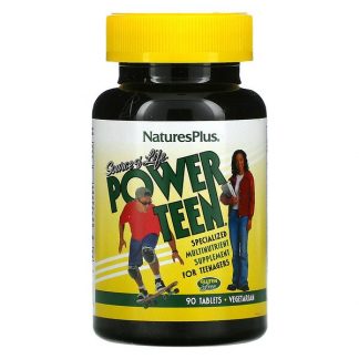 NaturesPlus, Source of Life, Power Teen, 90 Tablets