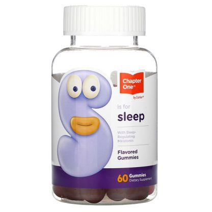 Chapter One, S Is For Sleep with Melatonin, Flavored Gummies, 60 Gummies