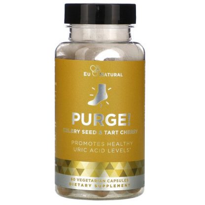 Eu Natural, PURGE!, Celery Seed & Tart Cherry, 60 Vegetarian Capsules