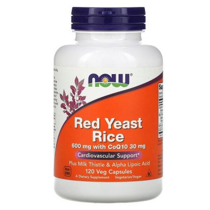 NOW Foods, Red Yeast Rice, 120 Veg Capsules